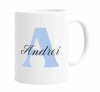 Cana alba personalizata cu prenume Andrei, INOVATIX&reg;. 330ml, Oem