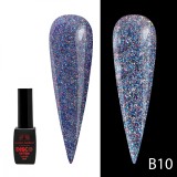 Oja semipermanenta Disco Shine Spectrum, Global Fashion, reflectorizanta, 8ml, B10