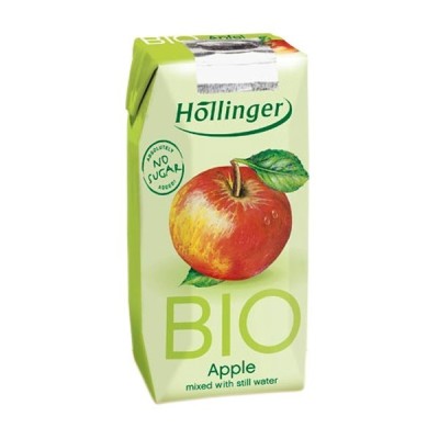 Suc Bio de Mere cu Pai Hollinger 200ml foto