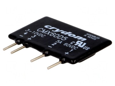 Releu Semiconductor 3-10VDC 5A 0-60VDC THT SIP CMX60D5 foto