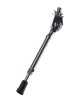 Cric bicicleta lateral, prindere mijloc, reglabil 24-28 inch, argintiu