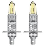 Set 2 becuri auto halogen H1 OSRAM, 110W/set, 12V, 3200K, 3100lm