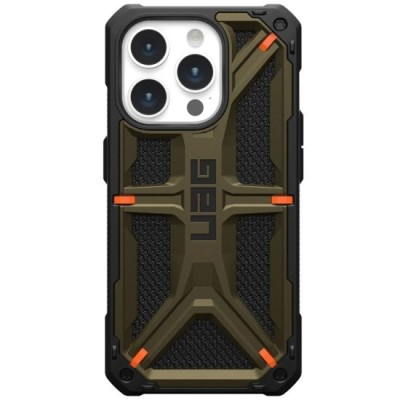 Husa pentru iPhone 15 Pro - UAG Monarch - Kevlar Element Green foto