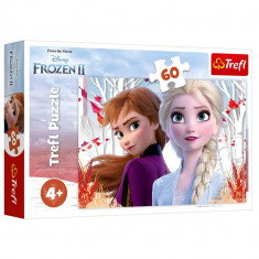 Puzzle Trefl 60 - Frozen 2 - Ana si Elsa foto