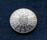 100 Schilling Austria 1976 Johann Nestroy 1801 - 1862 silingi argint, Europa