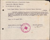 A1058 Act Asociația Culturală a Tineretului Rom&acirc;n, Eugen Dublea, 1944, Lugoj