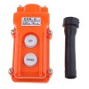 Intrerupator Macara COB61, 2 Butoane, IP65, 250V/5A, Control Motoare, Ridicare/Coborare, ABS, Industrial/Casnic, Manson Protectie Cablu