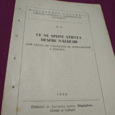 CE NE SPUNE STIINTA DESPRE NALUCIRI NR.13 /1955