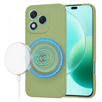 Husa MagSafe pentru Honor 400 Lite, Techsuit, SoftFlex, Verde Matcha foto