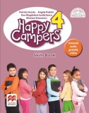 Happy campers - clasa a IV-a - Paperback brosat - Ana-Magdalena Iordăchescu, Angela Padron, Mariana Stoenescu, Patricia Acosta - Litera