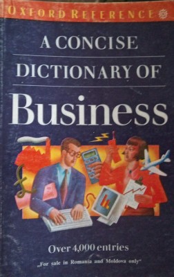Oxford concise Dictionary of Business (1990, reprint 1992) foto