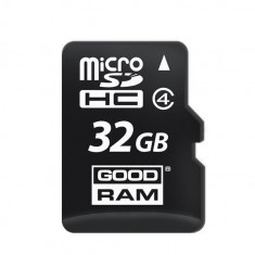 Card de memorie Goodram microSDHC 32GB, Class 4 + Fara Adaptor + Ambalaj Retail foto