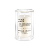 Cumpara ieftin Lumanare parfumata in borcan sticla aroma Iarba de Mare, Flori Viorele &Oslash; 8 cm x 12 H