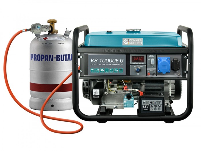 Generator monofazat pe gaz benzina Konner Sohnen KS 10000E G