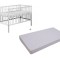 Patut KLUPS Frank Alb + Saltea 10 Mykids Confort II GreatGoods Plaything