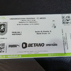 Bilet U Craiova - FC Arges