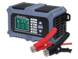 &Icirc;ncărcător baterii 12V Qoltec 6A cu ecran digital și cleme crocodil