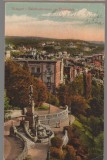 CPIB 23976 - CARTE POSTALA - STUTTGART, FANTANA GALATHEA DIN EUGENPLATZ, GERMANIA, CIRCULATA, 1924, INTERBELICA, STAMPILA, TIMBRU, Printata