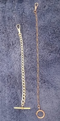 Doua lanturi ceas de buzunar foto