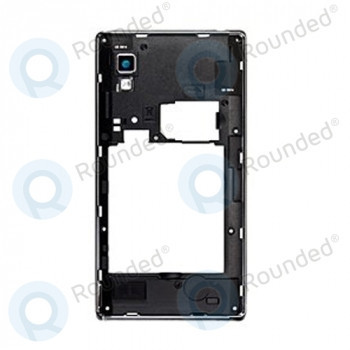 Husa LG Optimus L9 P760 carcasa mijlocie, mijloc ACQ86131102 neagra foto