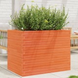 Cumpara ieftin Jardinieră grădină, maro ceruit, 90x60x68,5 cm, lemn masiv pin