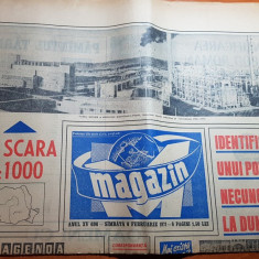 ziarul magazin 6 februarie 1971- foto platforma petrochimice pitesti