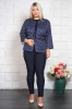 Compleu Dama Elegant Yves, Sacou si Pantaloni Bleumarin, Marimea 54