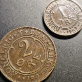 Lot 1 ore 1909 si 2 ore 1907 Danemarca, Europa