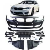 Bara frontala sport + buza spoilerului potrivita pentru BMW Seria 3 F30 F31 F80 11-19 Performance AutoTuning