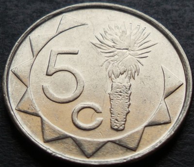 Moneda exotica 5 CENTI - NAMIBIA, anul 2009 * cod 2939 foto