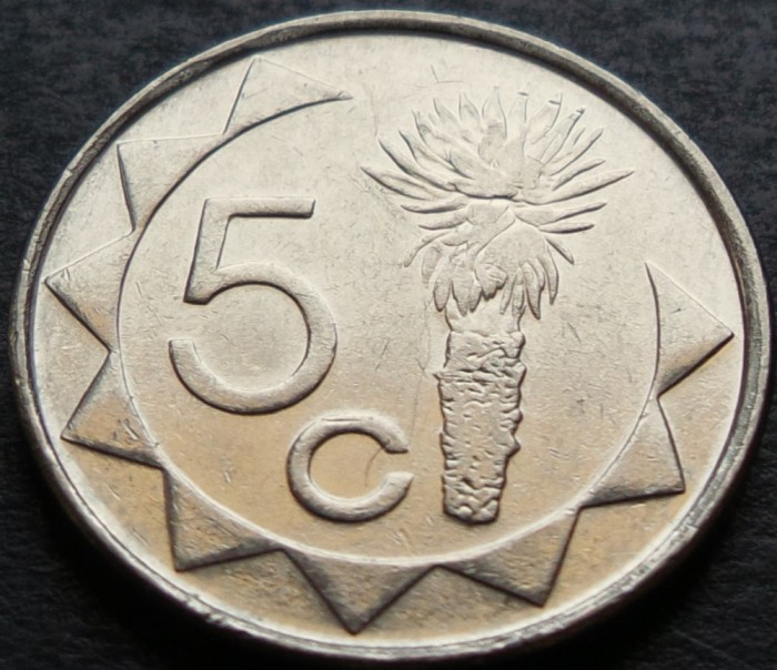 Moneda exotica 5 CENTI - NAMIBIA, anul 2009 * cod 2939