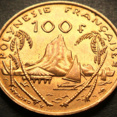 Moneda exotica 100 FRANCI - POLINEZIA FRANCEZA, anul 1999 * cod 20 A = A.UNC