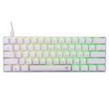 Tastatura gaming mecanica White Shark Shinobi 2, Switch Brown, Alb