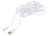 Cablu USB 2.0 A la Micro B 3m Alb 480Mbps 2A