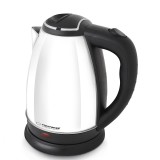 Fierbator electric, Esperanza, Plastic/Otel inoxidabil, 1.8 l, Alb/Negru