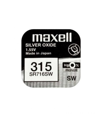 Baterie ceas Maxell SR716SW V315 1.55V oxid de argint 1buc foto