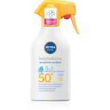 NIVEA SUN Babies &amp; Kids spray pentru protectie solara pentru copii SPF 50+ 270 ml