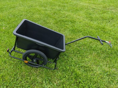 Carucior de curte, remorca de bicicleta 2 in 1, GC-023A foto