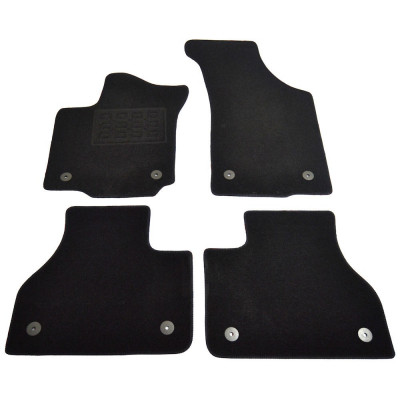 Covorase mocheta Vw Phaeton Facelift 2010- , presuri BestAutoVest culoare Negru 4 buc. AutoDrive ProParts foto