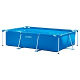 Piscina Intex cu cadru metalic dreptunghiular, 260x160x65 cm, 2300 L