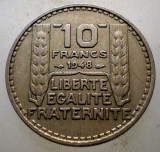 7.973 FRANTA 10 FRANCS FRANCI 1948, Europa, Cupru-Nichel
