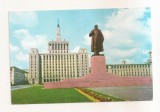 RF151 - Carte Postala - Bucuresti. Statuia lui V.I. Lenin si Casa Scanteii, circulata 1962