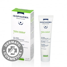 Gel crema pentru ten acneic Teen Derm K, 30 ml, Isis Pharma