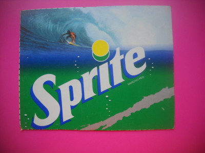 HOPCT 76813 RECLAMA SURFING SPRITE ITALIA -STAMPILOGRAFIE-CIRCULATA foto