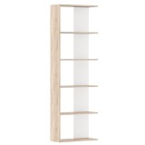 Cumpara ieftin Raft pardoseala DTD laminat stejar sonoma alb Agatio 60x25x180 cm