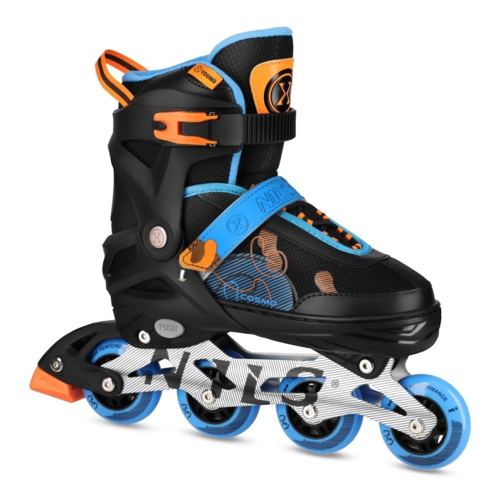 Role Reglabile Cosmo Nils Extreme NA13808, Albastru FitLine Training