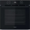 Cuptor incorporabil Whirlpool OMK58RU0B, Electric, Multifunctional, 71 l, Autocuratare pirolitica, Display, Clasa A+, Negru