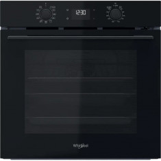 Cuptor incorporabil Whirlpool OMK58RU0B, Electric, Multifunctional, 71 l, Autocuratare pirolitica, Display, Clasa A+, Negru