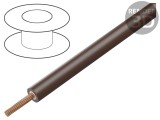 Cablu litat ELECTRO-PJP 1x1mm2 PVC maro 100V