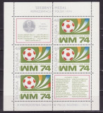 Polonia 1974 - Fotbal ,bloc neuzat,perfecta stare(z)